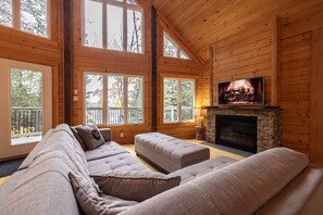 电视、壁炉、DVD 播放器、办公室