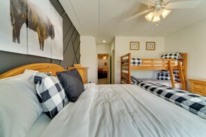 1 chambre, lit parapluie, accès Internet, draps fournis