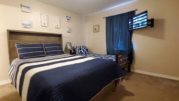 2 chambres, fer et planche à repasser, Wi-Fi, draps fournis