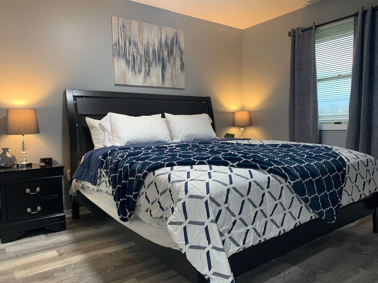 2 bedrooms, iron/ironing board, travel cot, WiFi