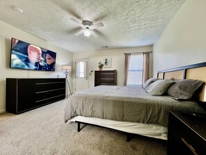 Desk, iron/ironing board, travel crib, WiFi