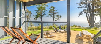 Driftwood Lodge ~ 5 BR/7 Bath ~ 30-acre Private Estate ~ Ocean ~ Forest ~ Events