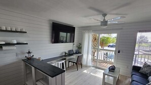 Flat-screen TV - Renovated Oceanfront, 1st Floor Condo! Pool & Fishing Pier! In the Heart of IOP! (Isle Of Palms)