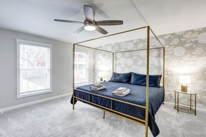 3 bedrooms, iron/ironing board, free WiFi, bed sheets
