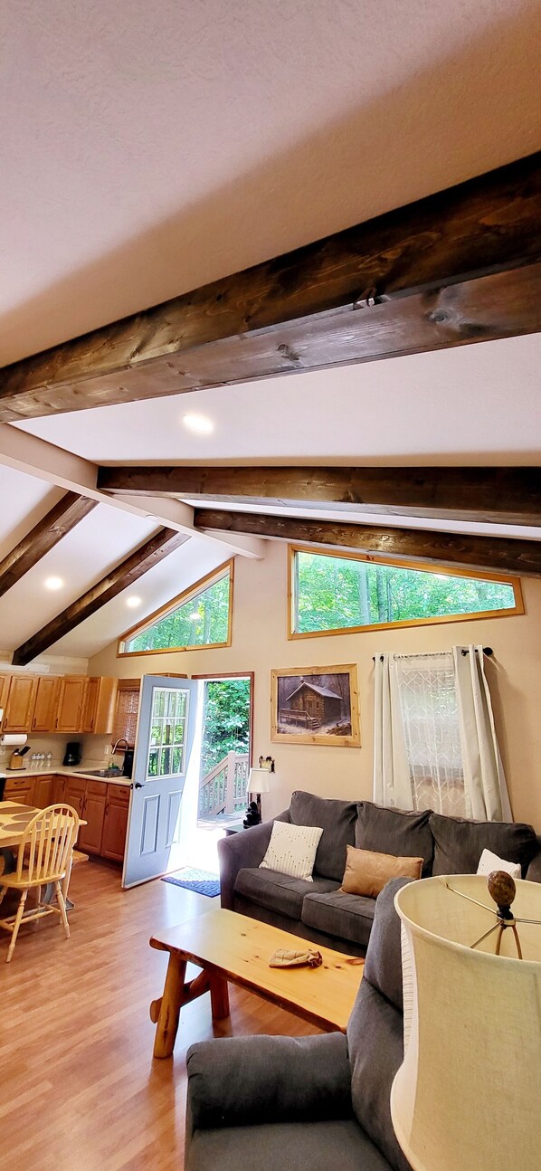 TV connectée, cheminée