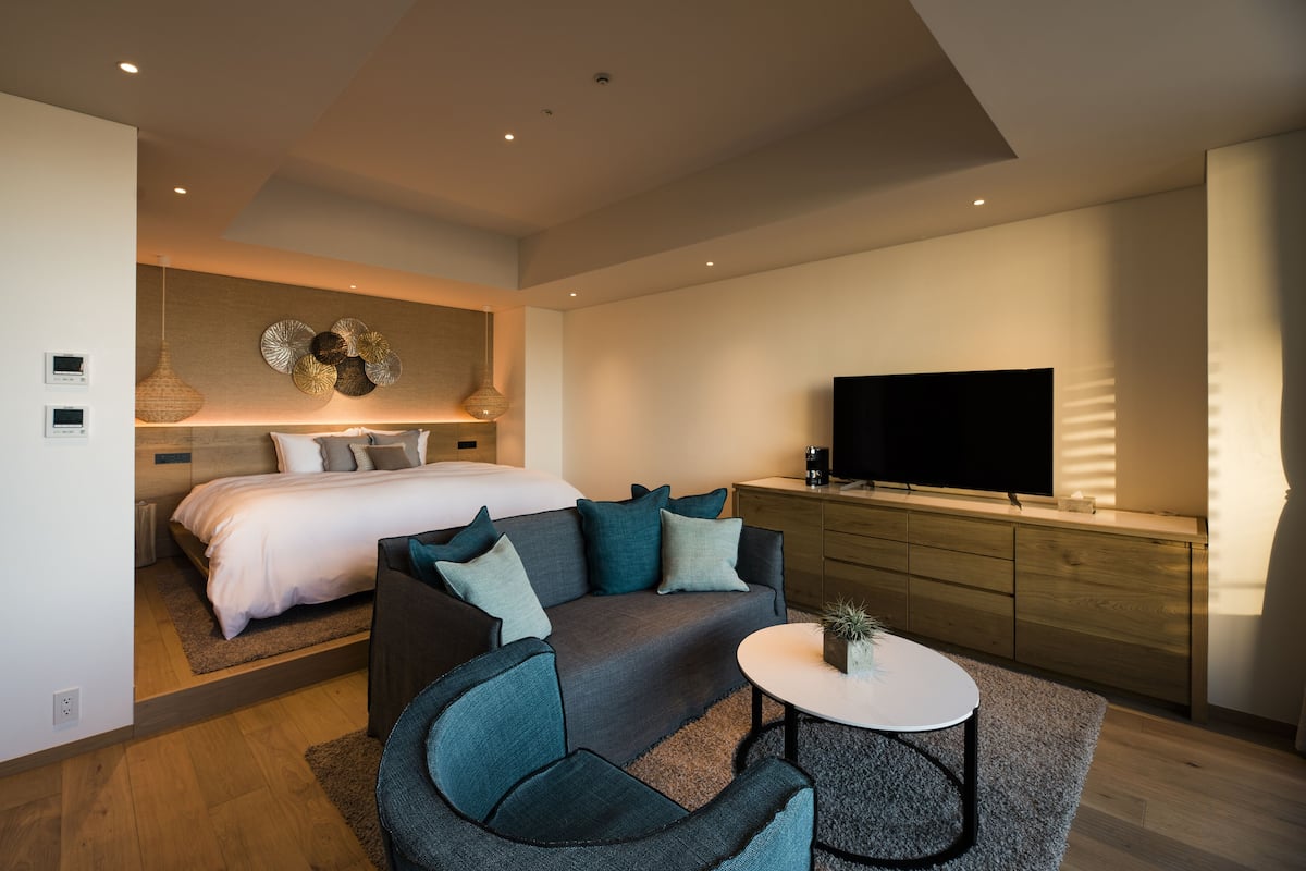 Luxe beddengoed, donzen dekbedden, pillowtop-bedden, een gratis minibar