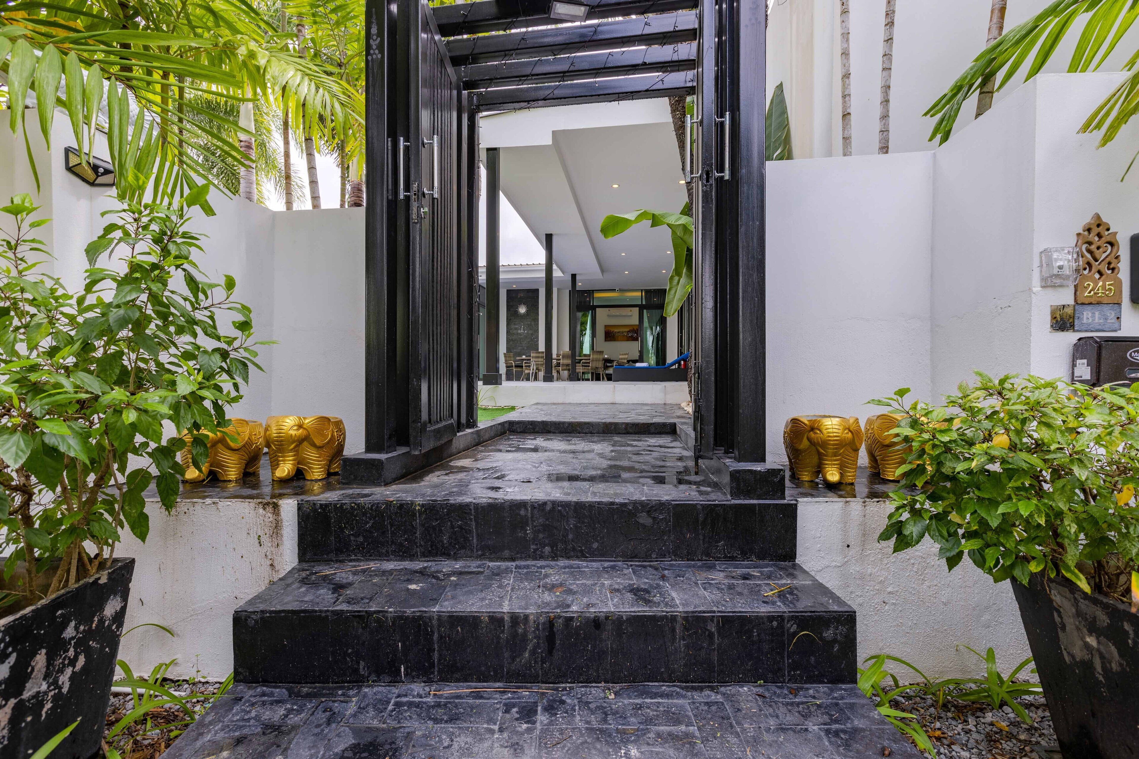 Fachada da propriedade