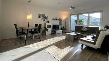 Blick von der Unterkunft