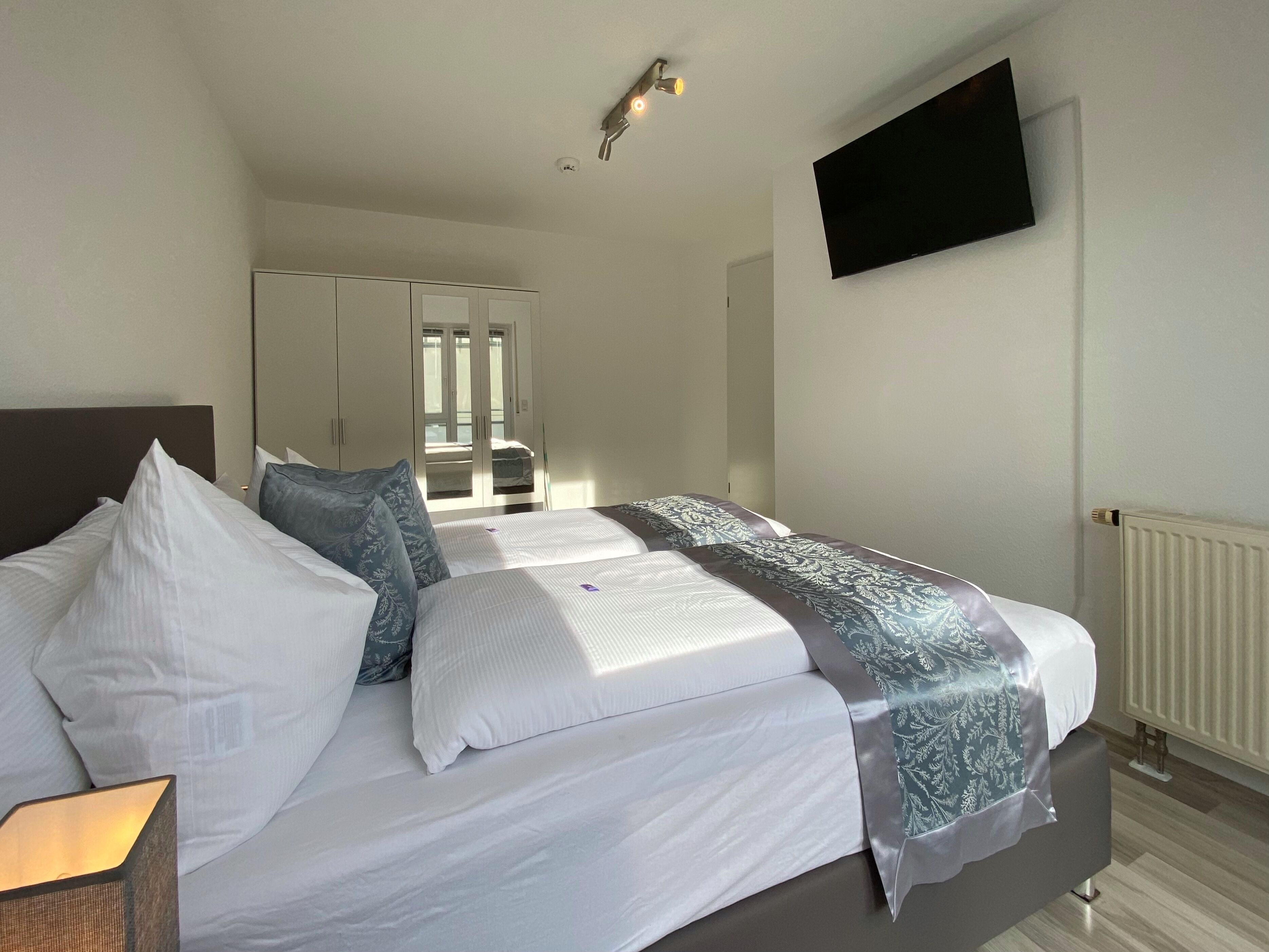 2 Schlafzimmer, Bügeleisen/Bügelbrett, kostenloses WLAN, Bettwäsche