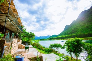 Vue depuis l’hébergement