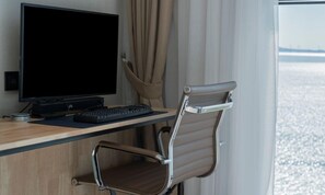 Habitación Premium doble | Decoración individual, mobiliario individual, escritorio y wifi gratis