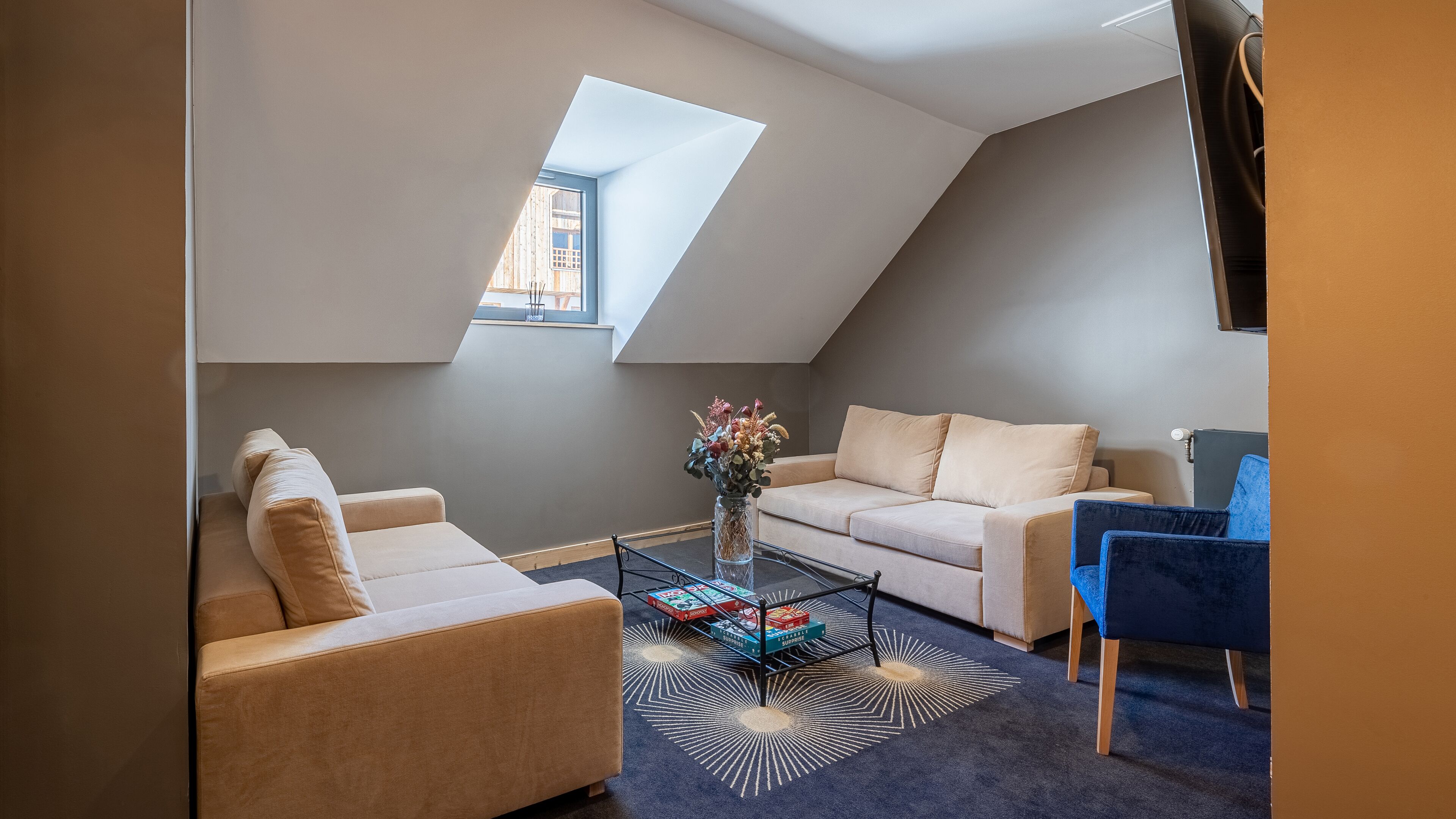 Sitteområde i lobbyen