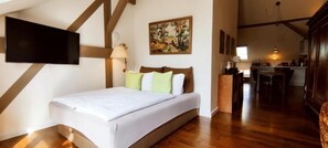 1 Schlafzimmer, Reisekinderbett, kostenloses WLAN, Bettwäsche