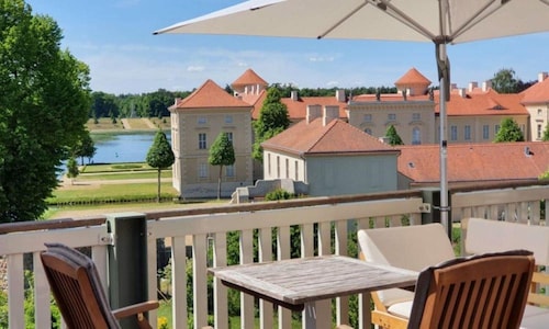 LoggiaHaus am Schloss, penthouse apartment. Ronja, panoramic view over the castle