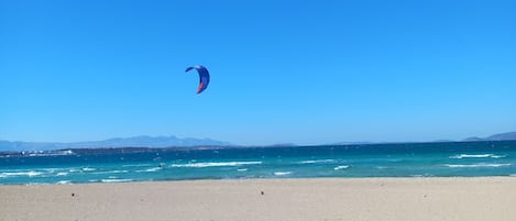 On the beach