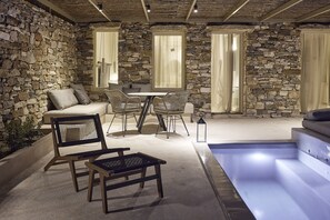 Superior Suite, Private Pool, Sea View | Terrace/patio
