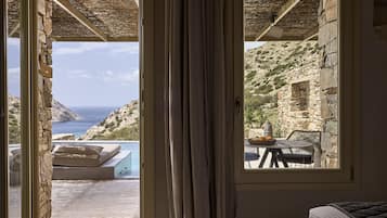 Superior Suite, Private Pool, Sea View | Terrace/patio