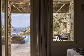 Superior Suite, Private Pool, Sea View | Terrace/patio