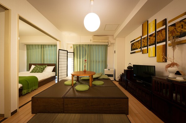 Deluxe Room | Living area | LCD TV - 37MB HOTEL (Sapporo)