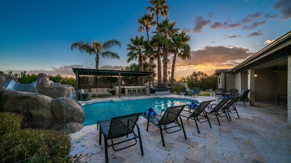 Pool - Entertainers Oasis | Pool | Hot Tub | Slide (Scottsdale)