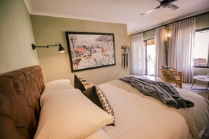 Standard Double Room | Egyptian cotton sheets, premium bedding, pillowtop beds, in-room safe - Okapuka Safari Lodge (Windhoek)