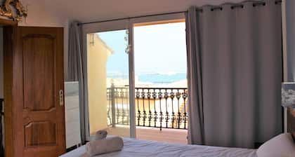 a step away from the beach and 5 minutes from the main street