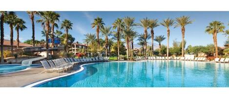 Piscina externa, piscina aquecida