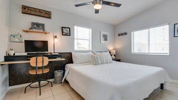 2 chambres, bureau, Wi-Fi gratuit, draps fournis