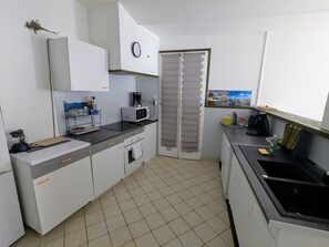 Fridge, microwave, oven, dishwasher - Spacious nest with terrace near the beach (Talmont-Saint-Hilaire)