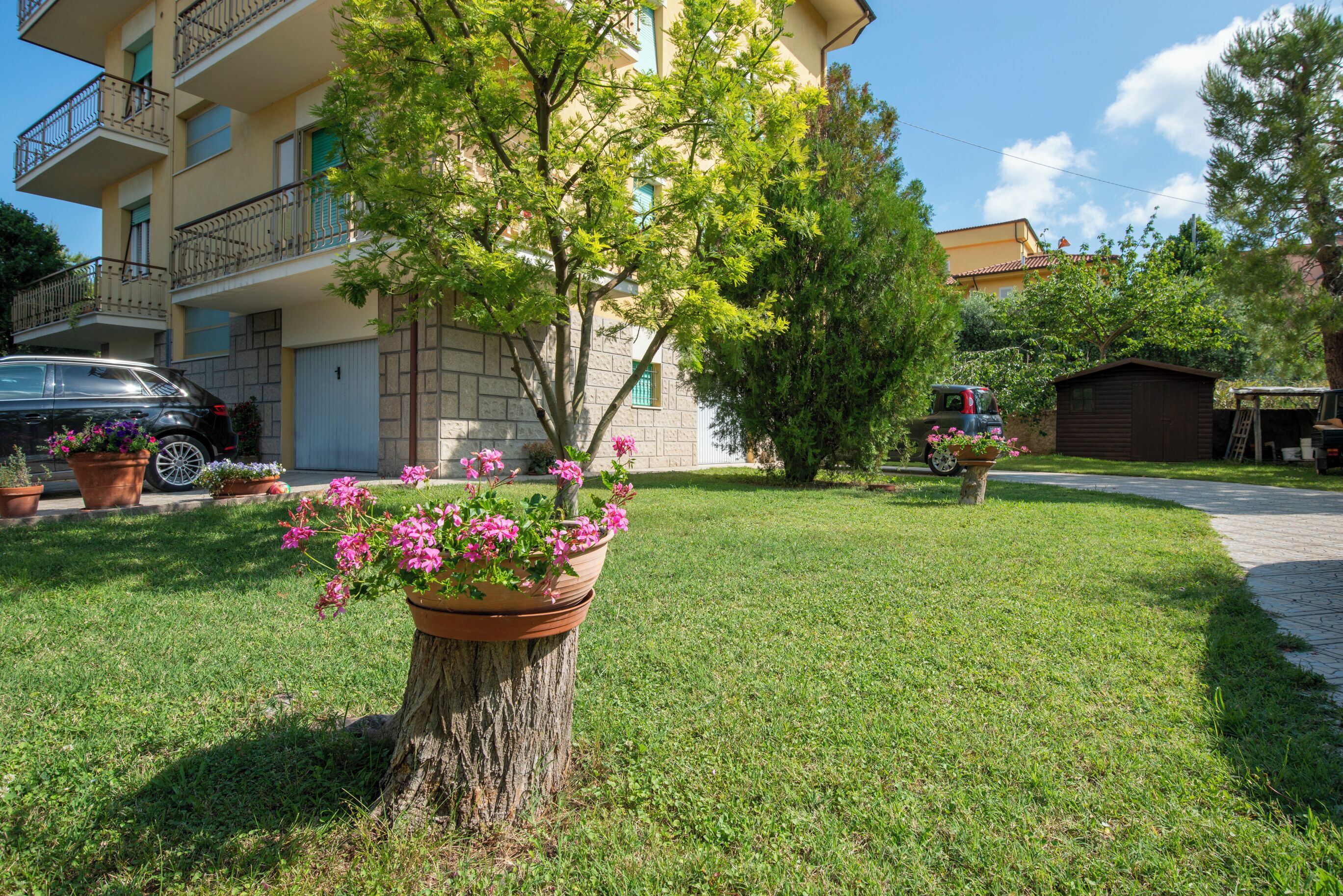 Façade de l’hébergement