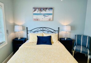 1 bedroom, memory-foam beds, iron/ironing board, free WiFi