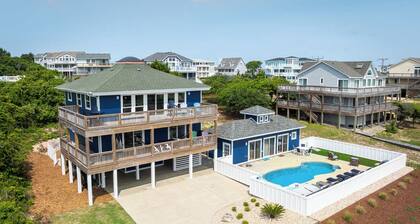 Newly Renovated Semi-Oceanfront Duck Home w/Pool