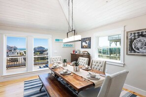 Dining - Newly Renovated Semi-Oceanfront Duck Home w/Pool (Duck)