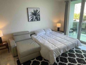 1 bedroom, iron/ironing board, free WiFi, bed sheets
