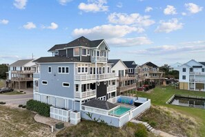 Exterior - Soundfront Dog Friendly w/ Private Pool, Hot Tub, Elevator, Cmty Boat Slips (Salvo)