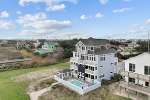 Exterior - Soundfront Dog Friendly w/ Private Pool, Hot Tub, Elevator, Cmty Boat Slips (Salvo)