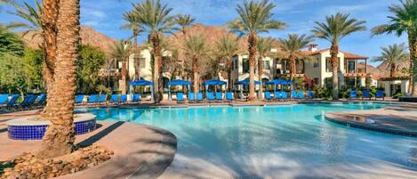 Piscine chauffée, couloir de nage