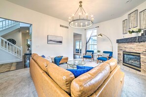 TV, fireplace, stereo - Game Room & On-Site Snow Trails! Bellaire Retreat (Bellaire)