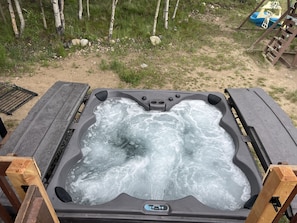 Bain à remous extérieur