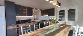 Family vacation apartment with children's room and billiard room, the
