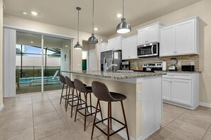 Microwave, dishwasher, high chair