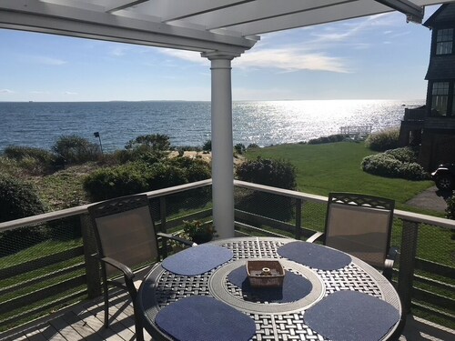 Spectacular views from our comfortable beachfront home!!