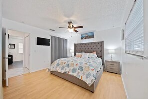 3 habitaciones, ropa de cama y acceso para silla de ruedas 