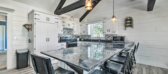 Spacious Massillon Log Cabin w/ Fire Pit!