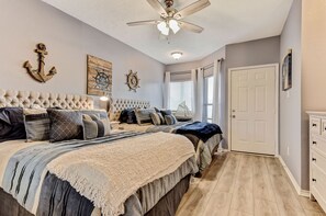 2 bedrooms, iron/ironing board, travel cot, WiFi