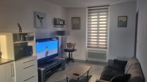 TV connectée, lecteur de DVD, livres