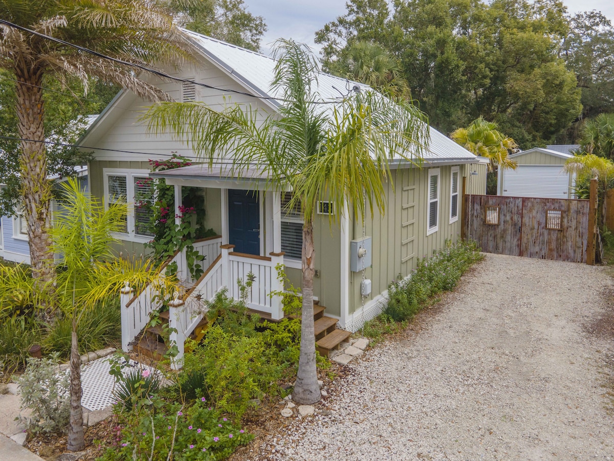 Photo 9 of Charming Bungalow with Golf Cart Access & Hot Tub, Steps from Heart of the City!