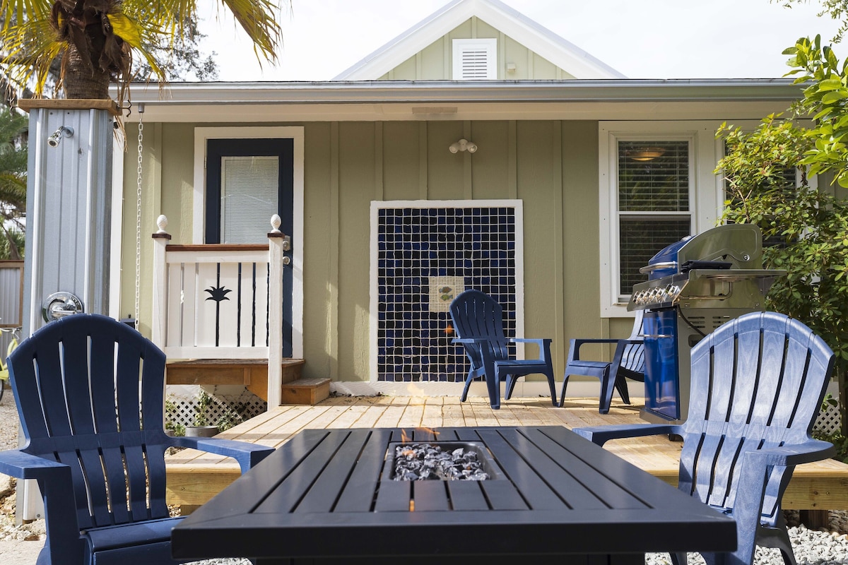 Photo 11 of Charming Bungalow with Golf Cart Access & Hot Tub, Steps from Heart of the City!