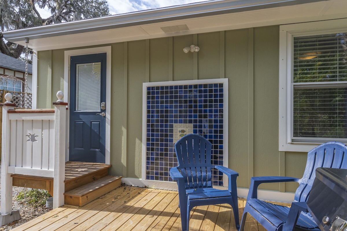 Photo 15 of Charming Bungalow with Golf Cart Access & Hot Tub, Steps from Heart of the City!