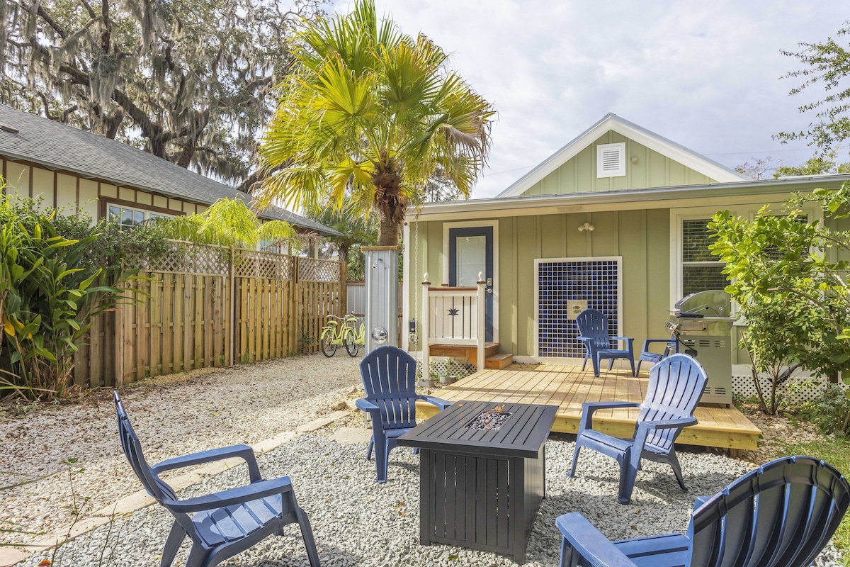 Photo 8 of Charming Bungalow with Golf Cart Access & Hot Tub, Steps from Heart of the City!